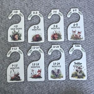 Woodland Animal Nursery Closet Dividers
